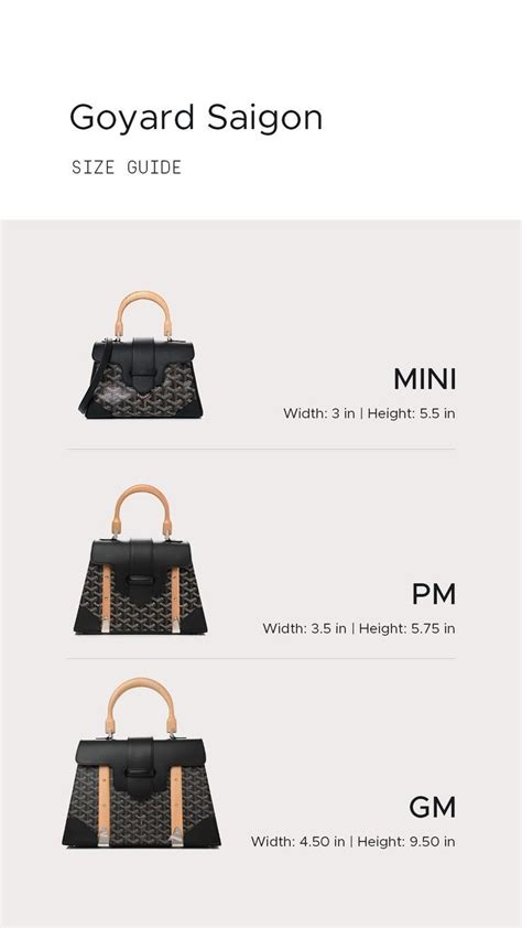 goyard roulette|goyard bag size guide.